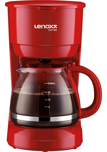 Cafeteira Eletrica Easy Red Lenoxx Pca019 220v