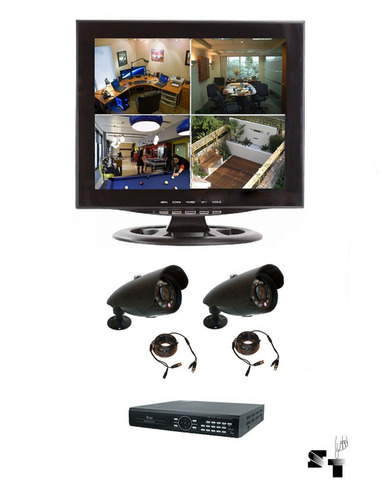 Monitor Vicom Lcd Color De 12 + 2 Cámaras Con Dvr