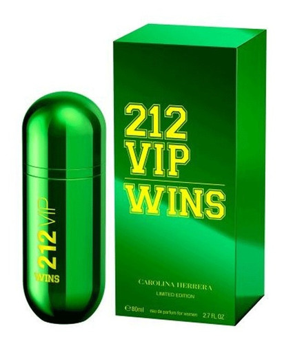 Perfume 212 Vip Wins 80ml Edp Carolina Herrera Mujer/ Lodoro