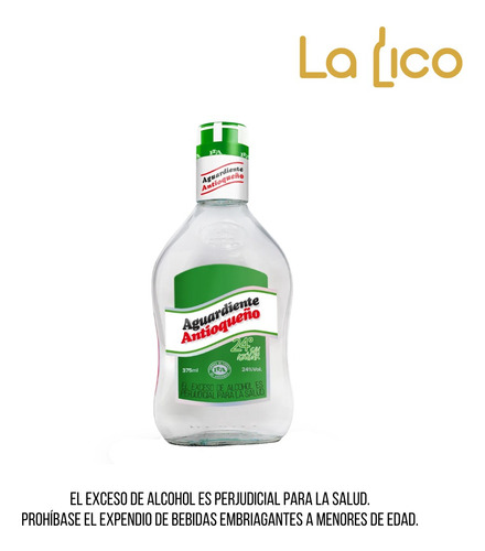 Antioqueño Verde 375ml - Ml - mL a $66