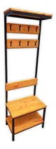 Comprar Recibidor Estilo Industrial Con Perchero Doble + Zapatero 