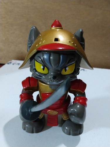 El Gato Samurai Y Sus Amigos Set De Figuras Con Accesorios