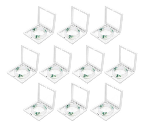 10pcs Challenge Coin Display Case Floating Effect Display