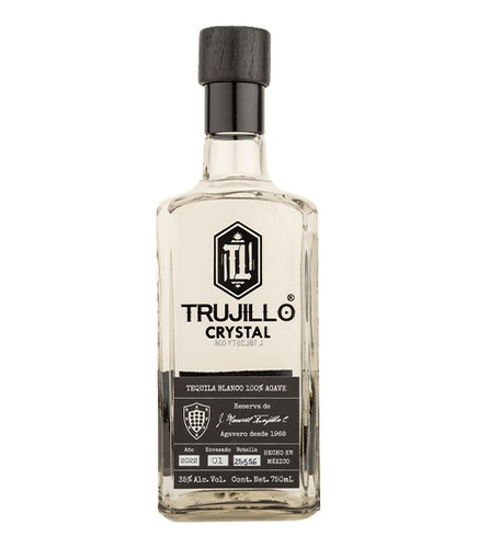 Tequila Trujillo Blanco Cristalino 750 Ml
