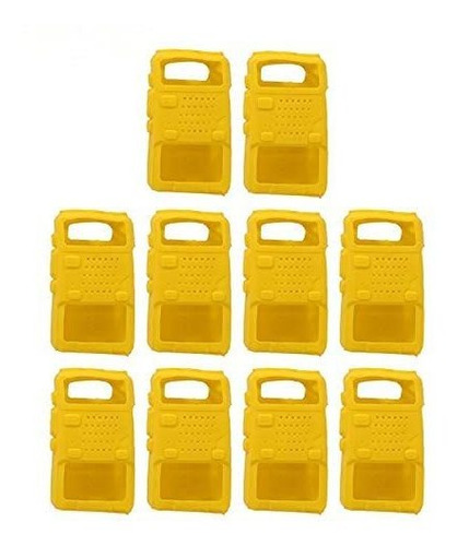 10pcs Portatil Goma Suave Estuche Silicona Cubierta Para