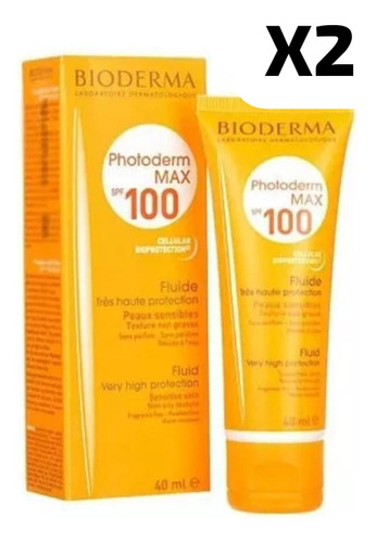 Protector Bloqueador Solar Facial Bioderma 100 Mayor Y Detal