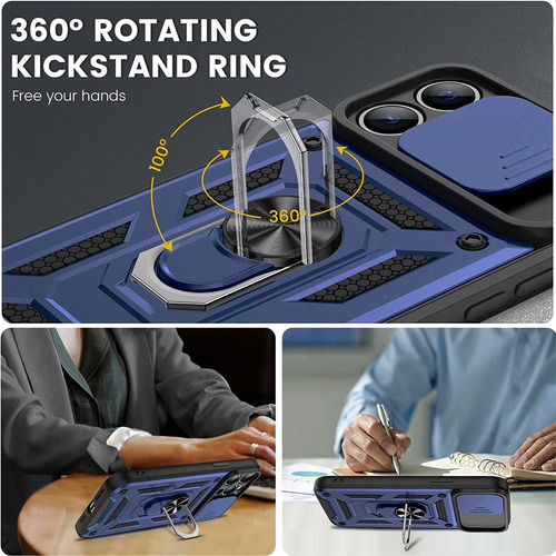 Funda Multifunción Para Oppo Reno 8z Con Película De Cristal