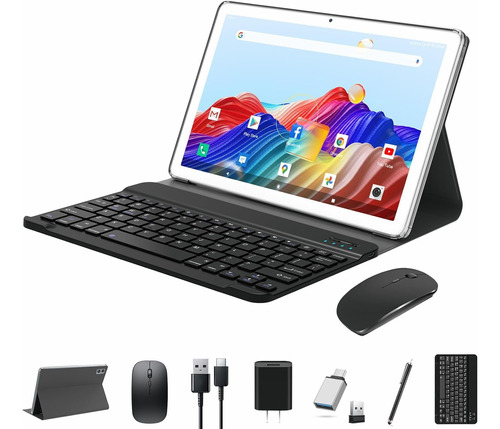 Tablet With Keyboard, Tablets 128gb Rom, 10 Inch Android 12
