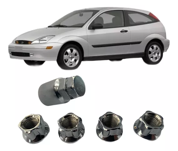 Birlos De Seguridad Ford Focus 2000-2006 Acero Solido.