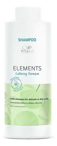 Shampoo Wella Elements 1l - L A $175275