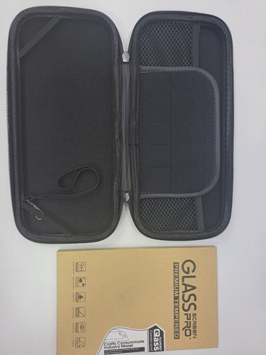 Estuche Protector Para Nintendo Switch + Mica Vidrio V1/v2