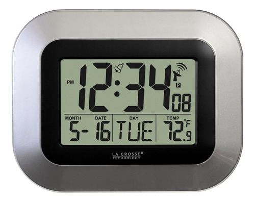Wt-8005u-s Reloj De Pared Digital Atómico Temperatura ...
