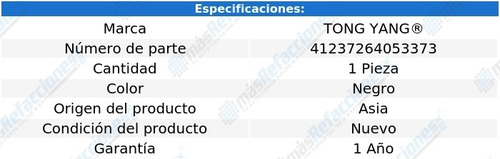 (1) Parrilla Negra Tong Yang Suzuki Swift Del 2007 Al 2008