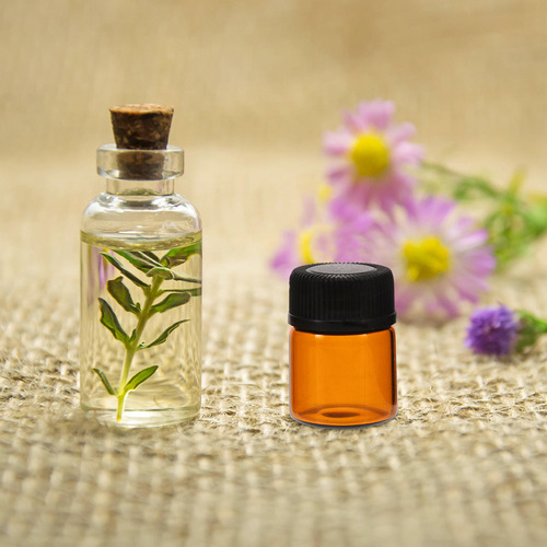 100 Botellas De Aceite Esencial De Vidrio De 2 Ml Con Tapón