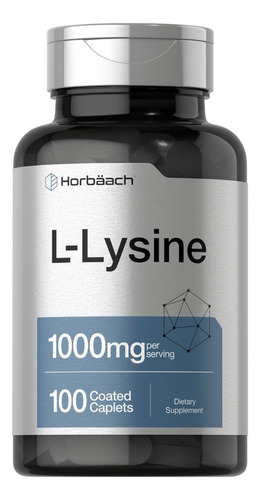 L-lysina L Lysine 1000mg Horbaach Original Eeuu Entrega Hoy 