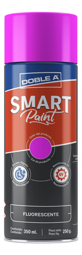 Pintura Aerosol Smart Paint Doble A Colores Fluo 350ml/250g