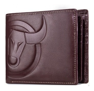 Billetera Cuero Bullcaptain / Billetera Elegante Rfid 0203