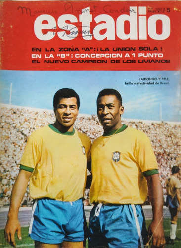 Revista Estadio N°1424 Jairzinho Y Pele (ee224