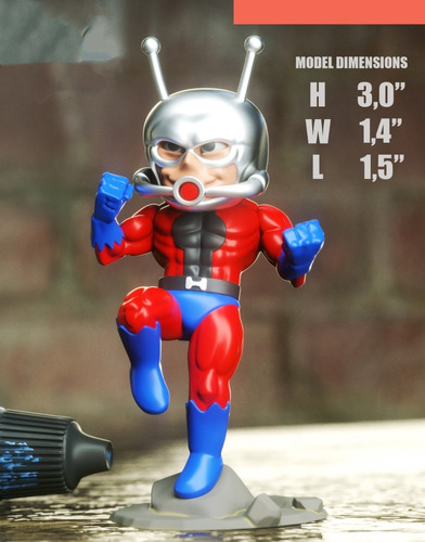 Ant-man Chibi Impresora 3d