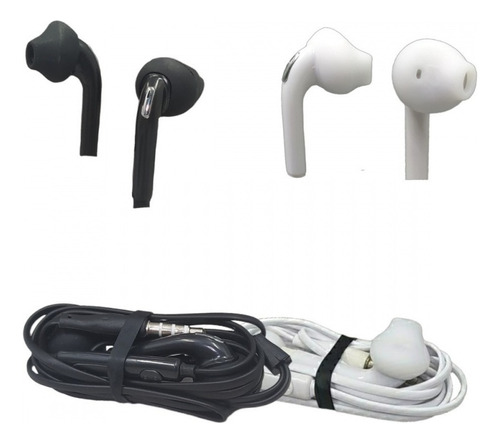 Kit 2 Fones De Ouvido Compatível Samsung Motorola Celular P2 Cor Branco Cor Da Luz Sem