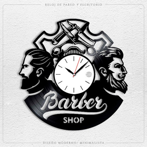 Barber Shop Reloj De Pared Barberia