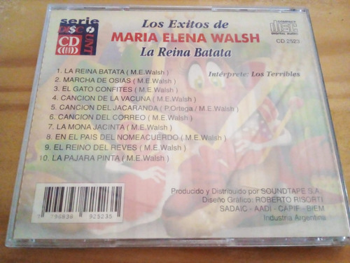 Imagen 3 de 3 de La Reina Batata - Los Terribles - Soundtape - Cd - U