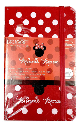 Libreta Brugge Minnie Mouse Small 9x14 Rayado