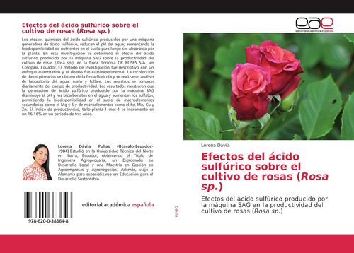 Libro: Efectos Del Ácido Sulfúrico Sobre El Cultivo De Rosas