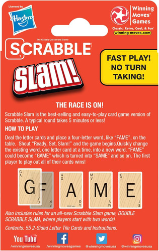 Juego De Mesa Scrabble Slam Original