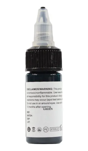 Pigmento Tinta Tattoo Spark Ink 0.5oz (15ml.) Green