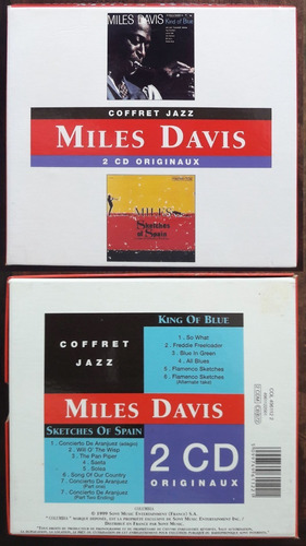 Box 2x Cd (nm) Miles Davis Sketches Of Spain Kind Of Blue 