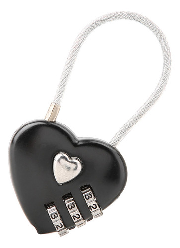 Heart Shape De 3 Dígitos Código Combinación De Equipaje