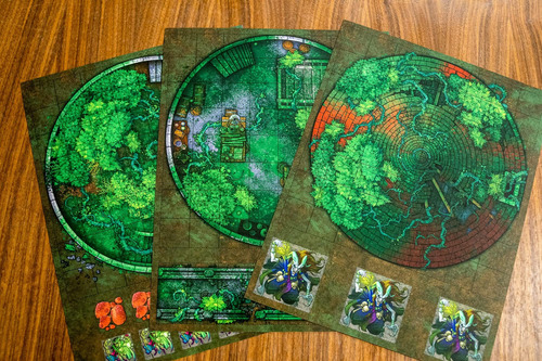 Dungeon Craft: Conjunto De Terreno 2d Del Bosque De Hadas Tt