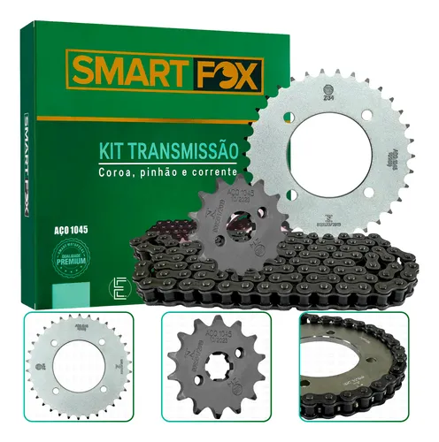 comprar Relação Biz 125 Biz 110i Pop 100 Kit Transmissão Aço 1045