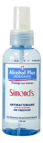 Alcohol  Plus Con Glicerina Simonds Spray 130 Ml 