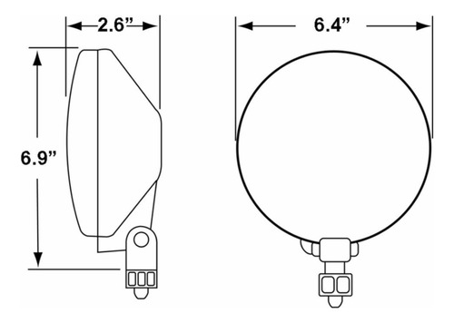 Jgo Faros Auxiliares Hella Comet 500ff Rally E Largo Alcance