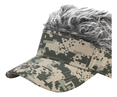 Gorra De De Visera Ajustable Unisex Con Pelo Falso De Moda