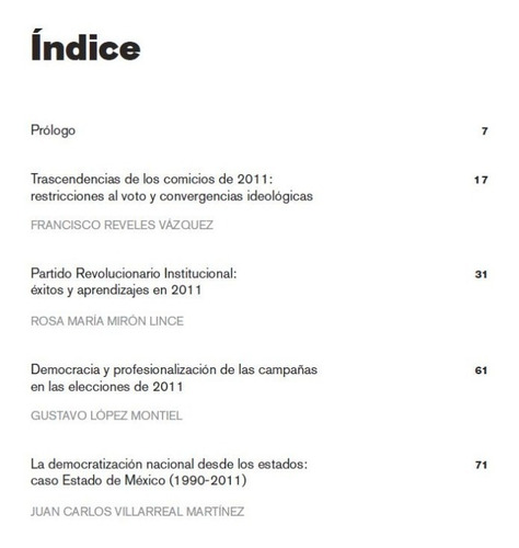 Los Estados En 2011: Elecciones Locales Y Sucesión Pres.