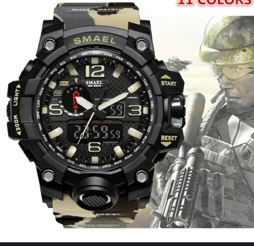 Relógio Smael Esportivo Militar Original . Várias Cores.