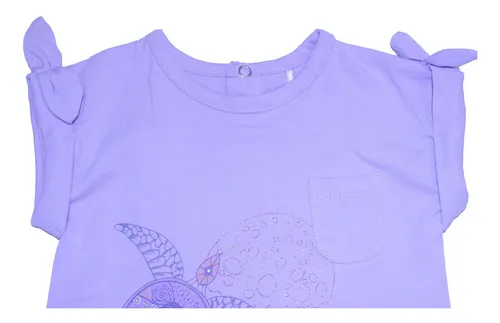 Polera Bebe Niña Lavanda Pillin