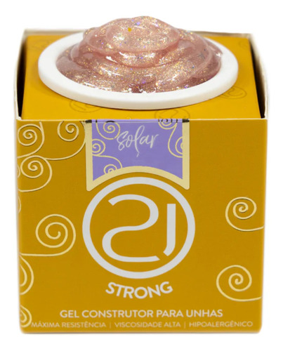 Gel Construtor Strong Solar 34g - Nails 21