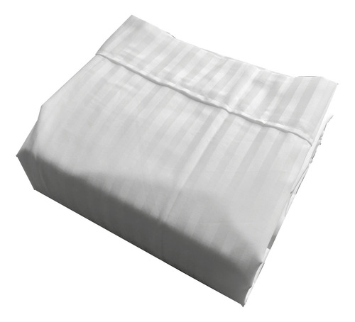 Juego De Sábanas Hoteleras Inhome White Stripes Matrimonial