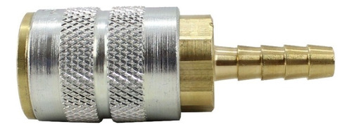 Cople Rápido Neumático De 1/4 Con Espiga / 50 Piezas