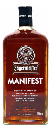 Paquete De 3 Licor Jagermeister Manifest 1 L