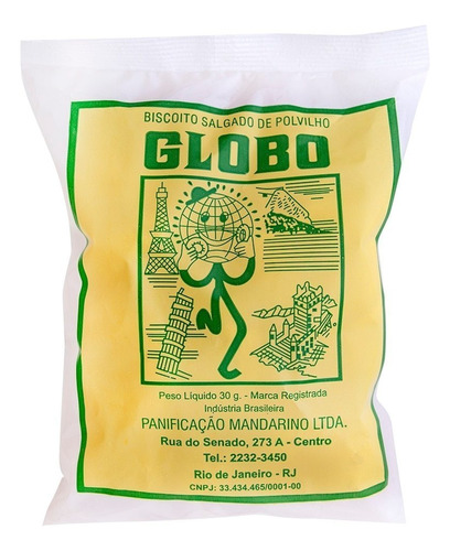 Biscoito de Polvilho Salgado Globo 30g