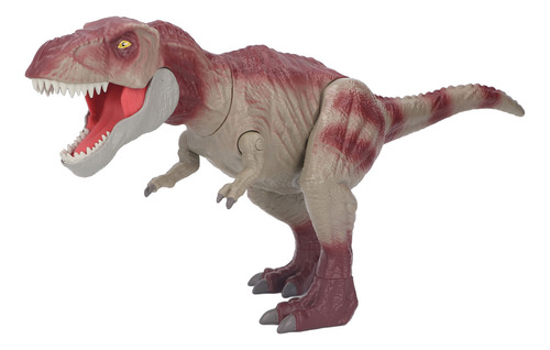 Simulación De Modelo De Dinosaurio Vívida Pintada A Mano Tra