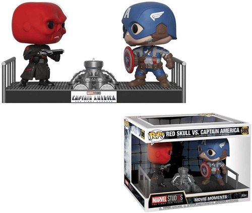 Funko Pop Marvel Movie Moments Red Skull Vs. Captain America