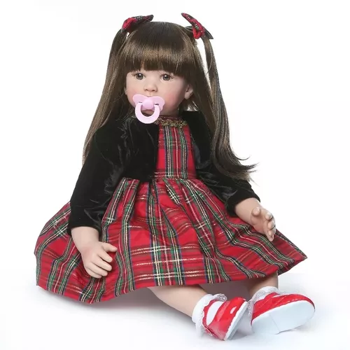 Compre Bzdoll 60 cm silicone macio bebê reborn boneca pano corpo