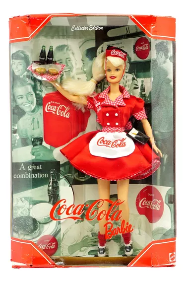 Barbie Coca Cola Collector 1998 Edition Detalle