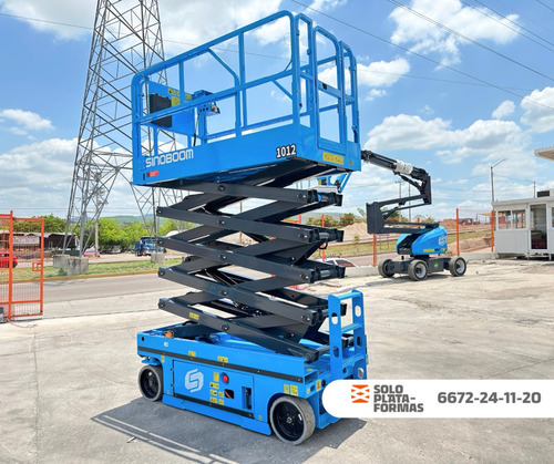 Plataforma De Tijera Sinoboom 1012 Electrica Nueva 32 Pies